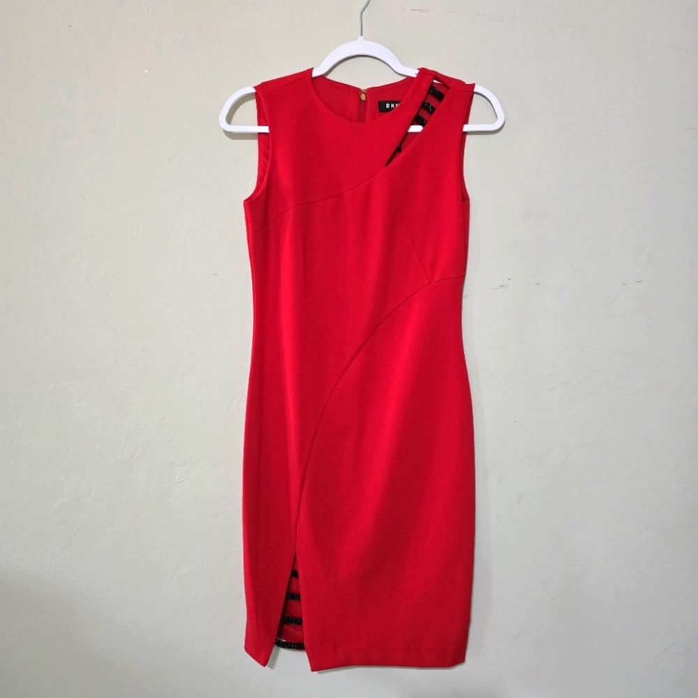 DKNY Red‎ Womens Dress